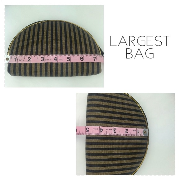 Striped Stackable Cosmetic Bags - Picture 10 of 12